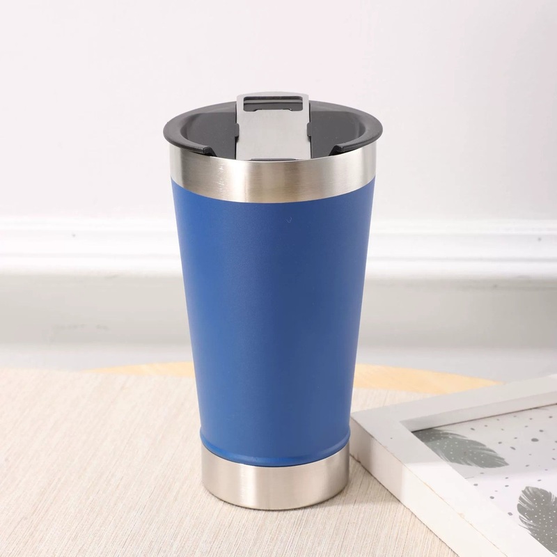 Stainless Steel Pint Glasses Double Wall Vacuum Insulated Metal Cups Beer Mug – Mug and Mugs price
