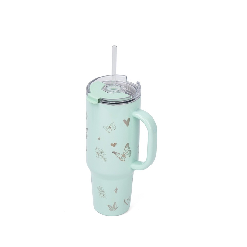Sublimation Mug 40oz Tumbler Stainless Steel Double Wall Reusable Insulated Stanleys 40oz Tumbler with Handle – Tumbler and 40oz Tumbler with Handle price