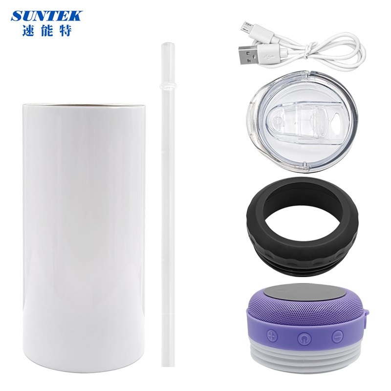 16oz Stainless Steel Straight Skinny Music Speaker Tumbler for Sublimation – 16oz Tumbler and Sublimation Tumbler price