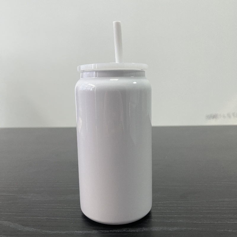 16oz Sublimation Macaron Colorful Cans Stainless Steel Candy Color Can Cup Mug Tumbler for Dtf UV Transfer Wrap – Can Cup Mug Tumbler and 16oz Tumbler Stainless Steel price