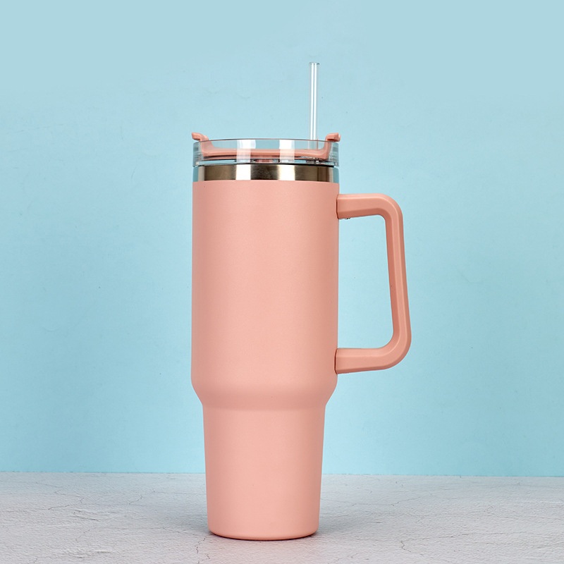 American Style Custom 40 Oz Portable Insulation Car Cup 40oz Stainless Steel Leakproof Tumbler with Handle and Straw – Handle Car Cup and Thermos Cup 304 price