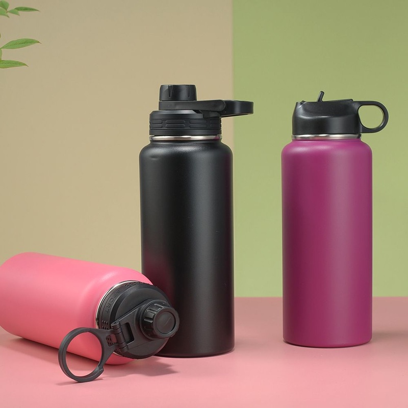 Customized 304 Stainless Steel Thermo Vacuum Flask Long-Lasting Insulation Water Bottle with Straw and Handle for Camping – Water Bottle and Stainless Water Bottle price
