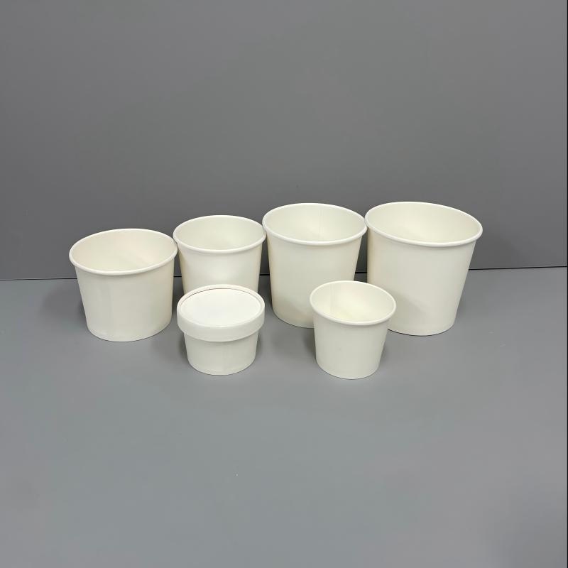 Eco-Friendly Printed Kraft Soup Cup for Hot Foods Takeout – Biodegradable Take Away Cup and Hot Sale Soup Paper Bowl price