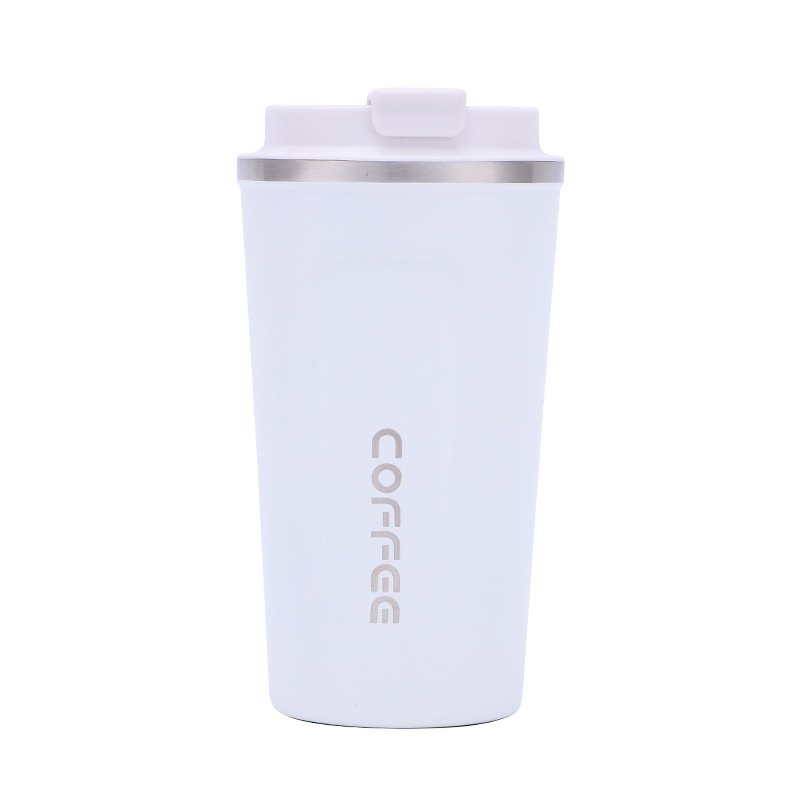 Reusable 380ml Custom Logo Thermal Insulated Coffee Mug Double-Wall Cup with Lid – Mug and Cup price
