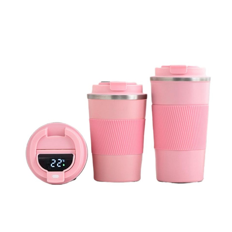 Wholesale 380 Ml 510 Ml Smart LED Temperature Display Stainless Steel Vacuum Coffee Cup Insulated Thermal Mug – Thermal Mug and Vacuum Coffee Cup price