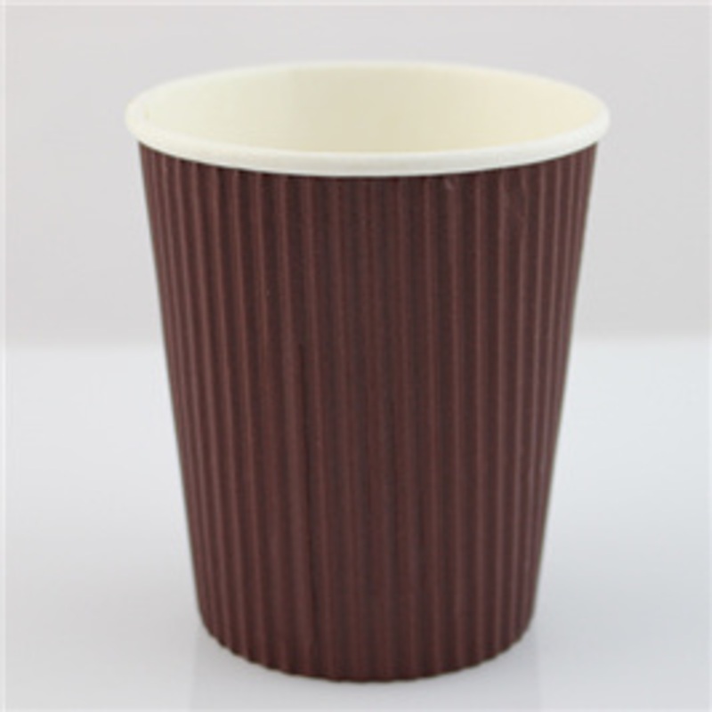 Biodegradable Baking Paper Cup Ripple Wall Disposable Coffee Paper Cup – Ripple Wall Paper Cup and Disposable Paper Cup price