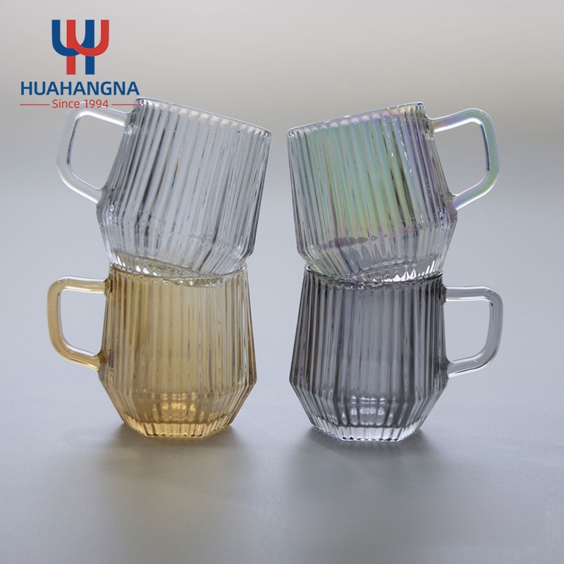 Cold Drink Cup Electroplate Glass Mug Water Coffee Tea Glass Cup – Coffee Mug and Glass Mug price