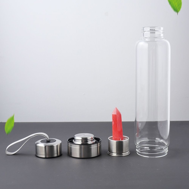 Crystal Glass Water Bottle Gravel Irregular Stone Cup – Crystal Glass Cup and Glass Stone Cup price