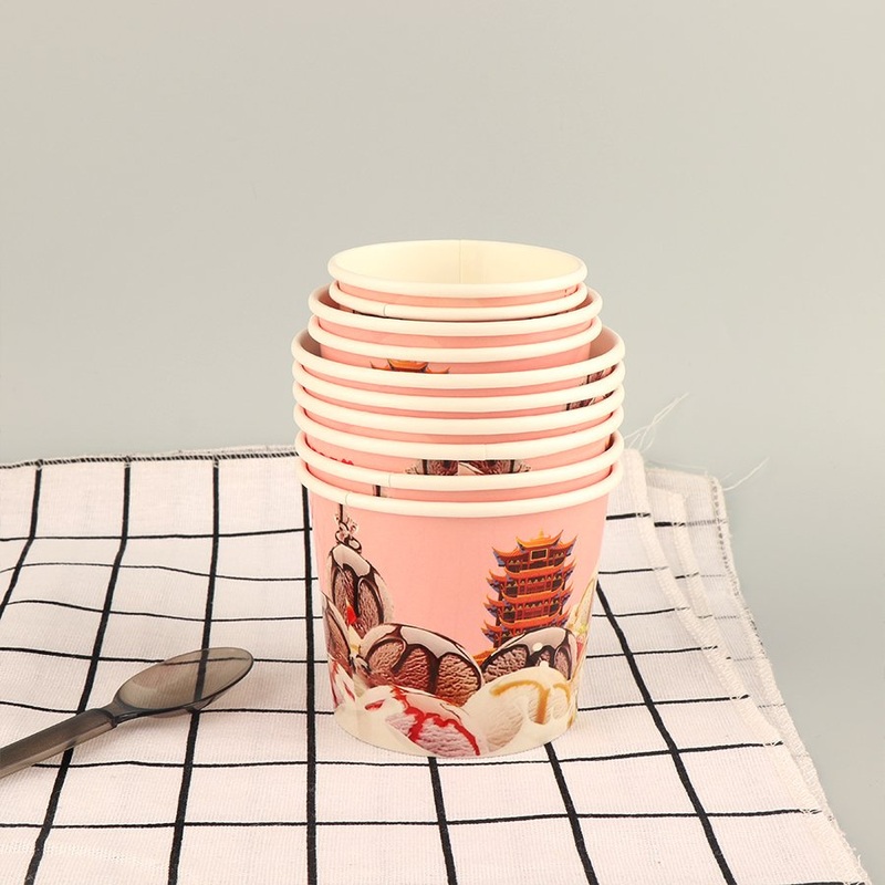 Custom Printed Disposable Paper Cups Made From Food Grade Material – Cup and Ice Cream Paper Cup price
