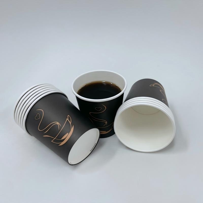 Disposable Single Wall Kraft Paper Cup for Coffee Milk Hot Drinks Customized Logo Printing with PP Lids – Customized Disposable Paper Cups and Biodegradable Paper Cups price