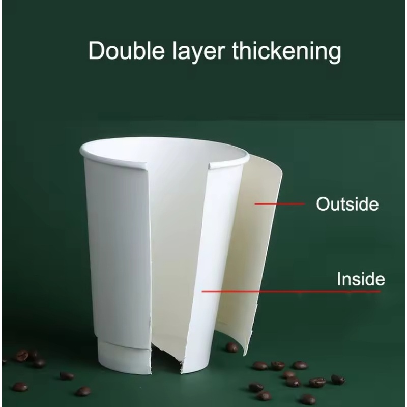 Eco-Friendly Disposable Paper Cup for Hot Cold Water Double Wall for Business Use – Disposable Paper Cups and Paper Cups for Coffee price