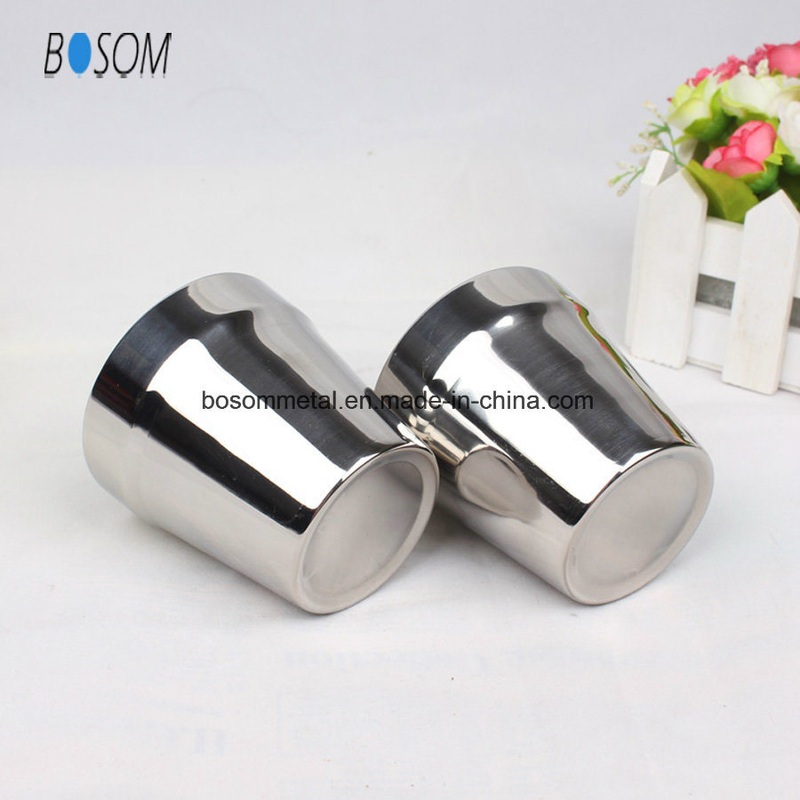 Stainless Steel Double Layer Cup Handleless Water Cup – Water Cup and Tea Cup price
