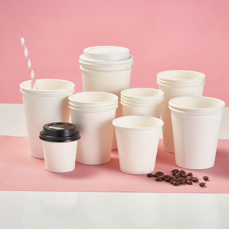 16oz Paper Cups with Lids White Singe Wall Personalized Logo Print Coffee Cups – Single Wall Coffee Cup and Single Wall Paper Cup price