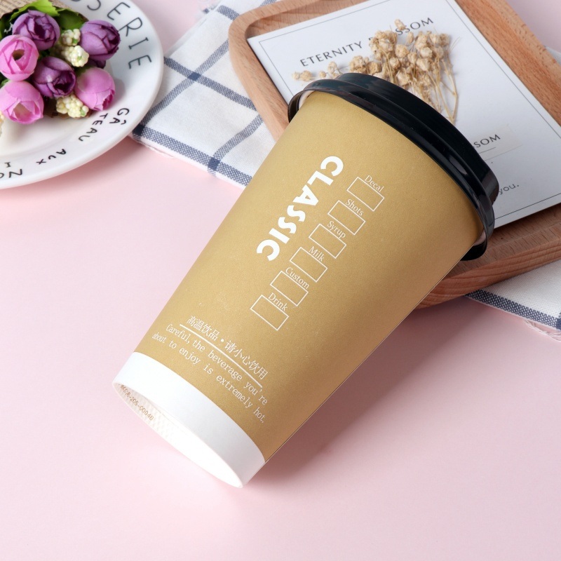 18 Oz Extra-Large Coffee Paper Cup Custom Disposable Drinking Cup – Cup and Coffee Cup price