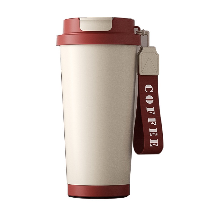 2024 High Appearance Level Ceramic Vacuum Cup Seamless Double Drink Coffee Cup 316 Stainless Steel Accompanying Straw Cup Gift – Ceramic Vacuum Cup and 316 Stainliess Steel Coffee Cup price