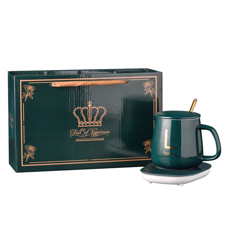 55 Degrees Constant Temperature Cup Ceramic Cup Gift Cup Water Cup Coffee Cup Gift Box with Spoon Can Be Heated – Cup and Coffee Cup price