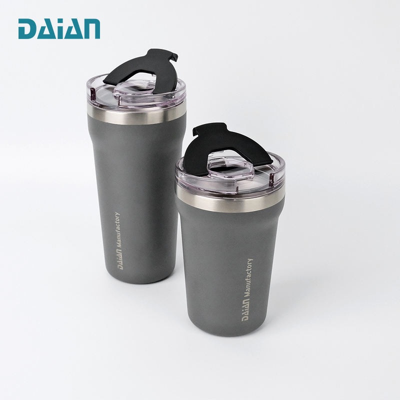 Custom Logo Outdoor Travel Double Wall Insulated Powder Coating 14 Oz Stainless Steel Coffee Mug with Lid – Mug and Coffee Mug price