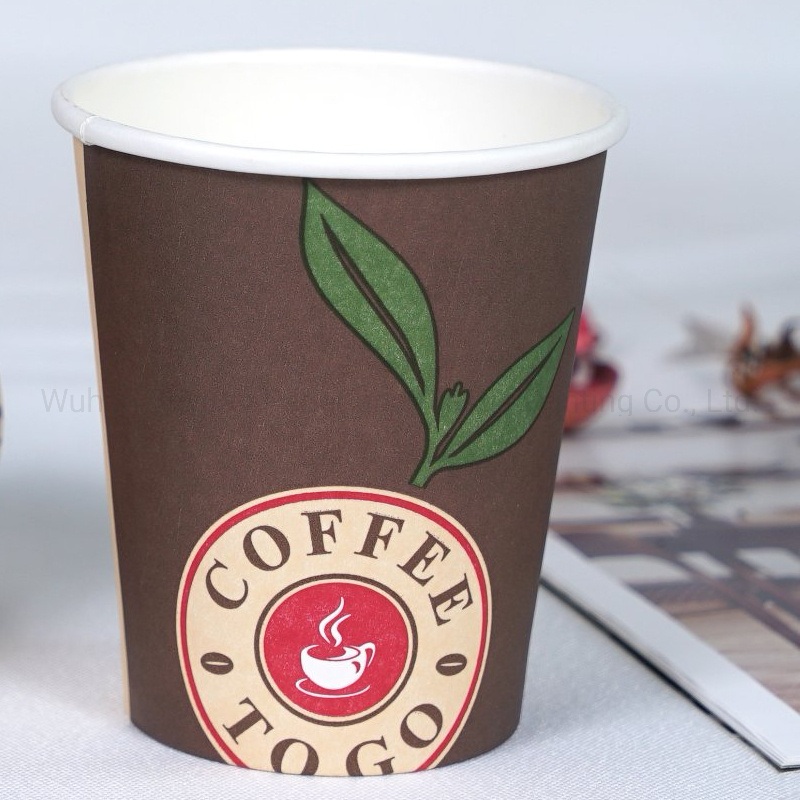 Disposable Single Wall Coffee Paper Cup Custom Logo Design – Disposable Cup and Paper Cup price