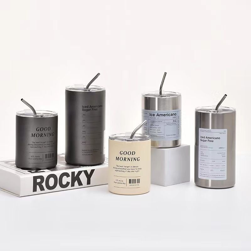 Food Grade Double Walled Vacuum Stainless Steel Tumbler Coffee Cup with Straw – Stainless Steel Travel Mug and Stainless Steel Cup price