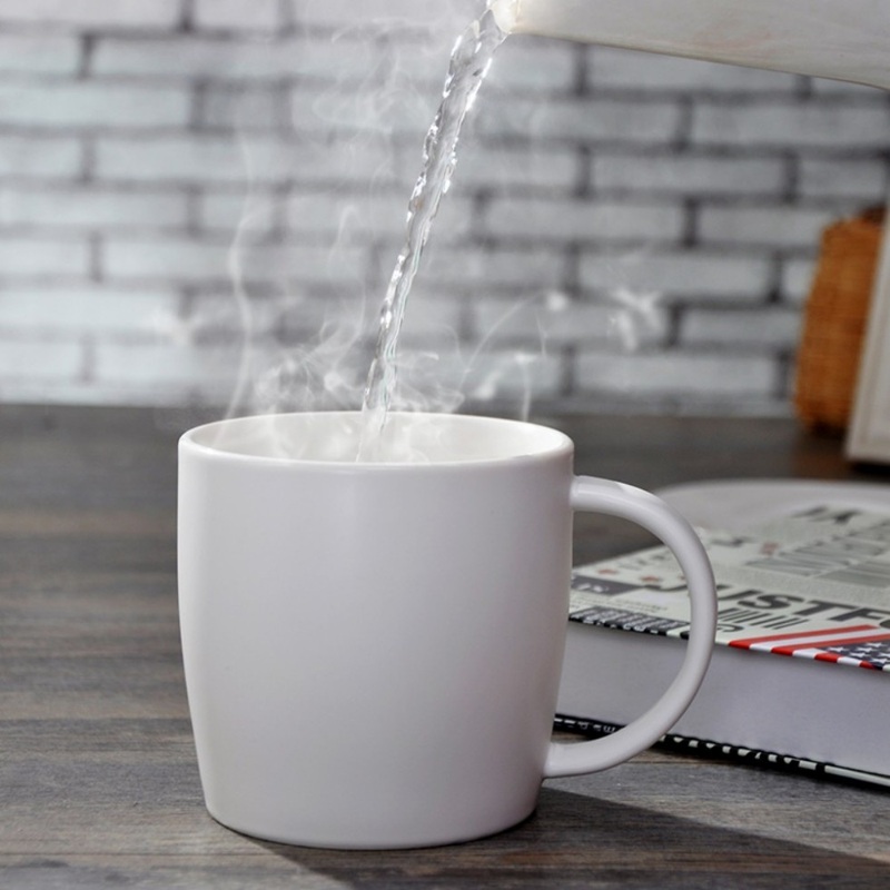High Quality Handmade Solid Colors Ceramic Tea Mug Coffee Ceramic Cup with Saucer Spoon and Handle – Ceramic Mug and Mugs Ceramic price