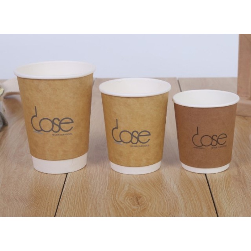 Wholesale Disposable Paper Coffee Cup Printing Custom Logo Disposable Double Wall Paper Cups with 8oz 12oz – Coffee Paper Cup and Hot Drink price