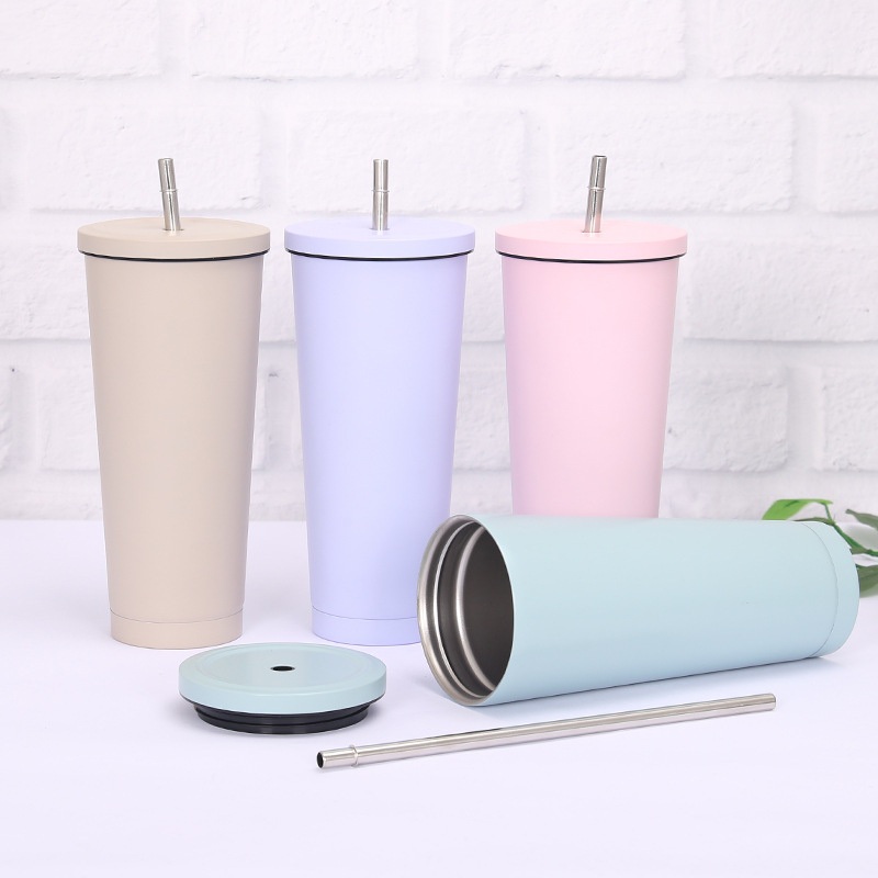 304 Stainless Steel Travel Reusable Tumbler Cups with Straw and Lid – Double Walled and Metal Tumbler price