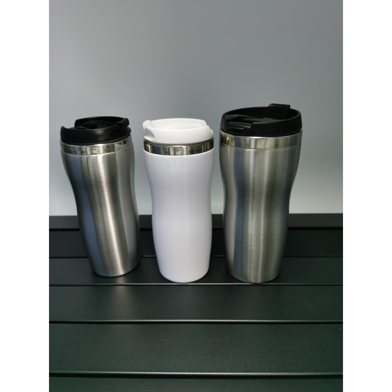 350ml 450ml Double Wall Stainless Steel Travel Mug Coffee Cups Tumbler Insulated Mugs – Travel Cup and Car Mug price