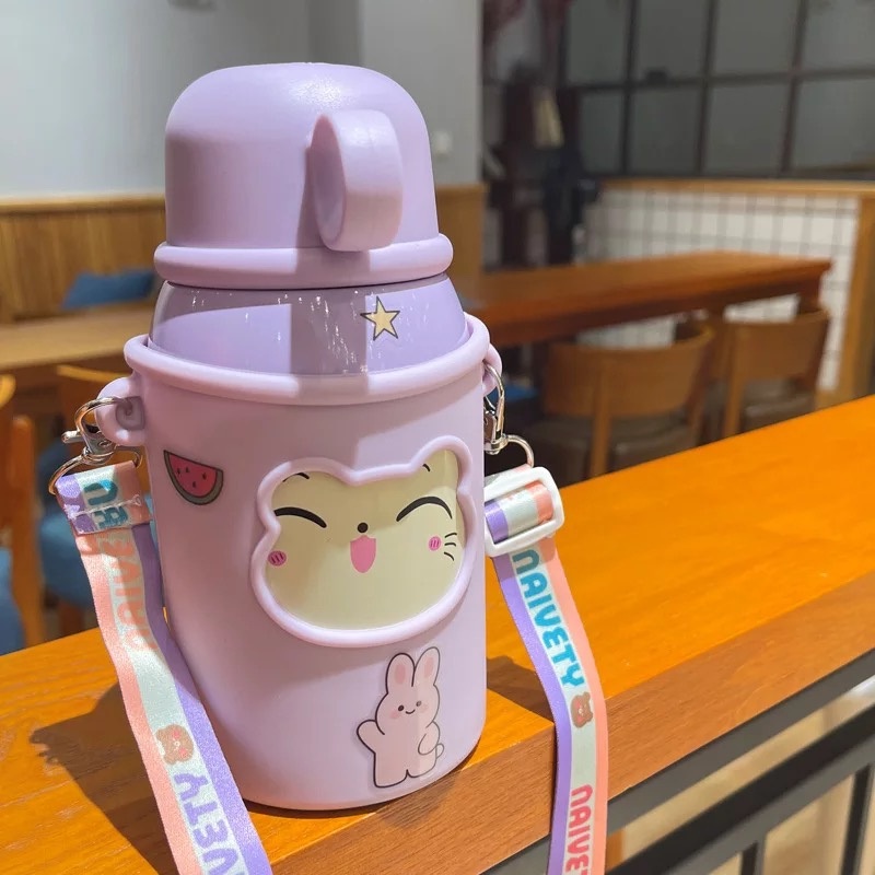 420ML Super cute stainless steel water bottle used for picnic – vacuum cups and plastic water bottle price