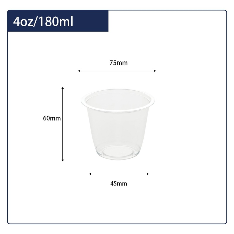 4oz Squat Clear Pet Cup Plastic Cold Drink Coffee Clear Pet Cup – Plastic Cup and Disposable Cup price