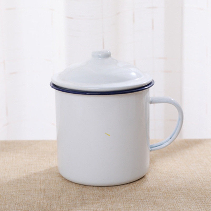 Carbon Steel Porcelain Pure White Enamel Mug/ Enamel Cup – Enamel and Esmalte price