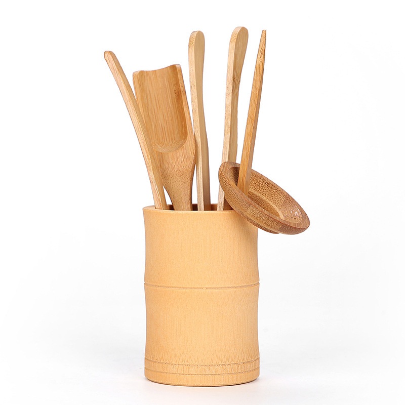 Chinese, Japanese Hand-Made Tea Bamboo Tea Spoon Set, a Set of 6 Pieces – Ceramic Tea Set and Glass Tea Set price