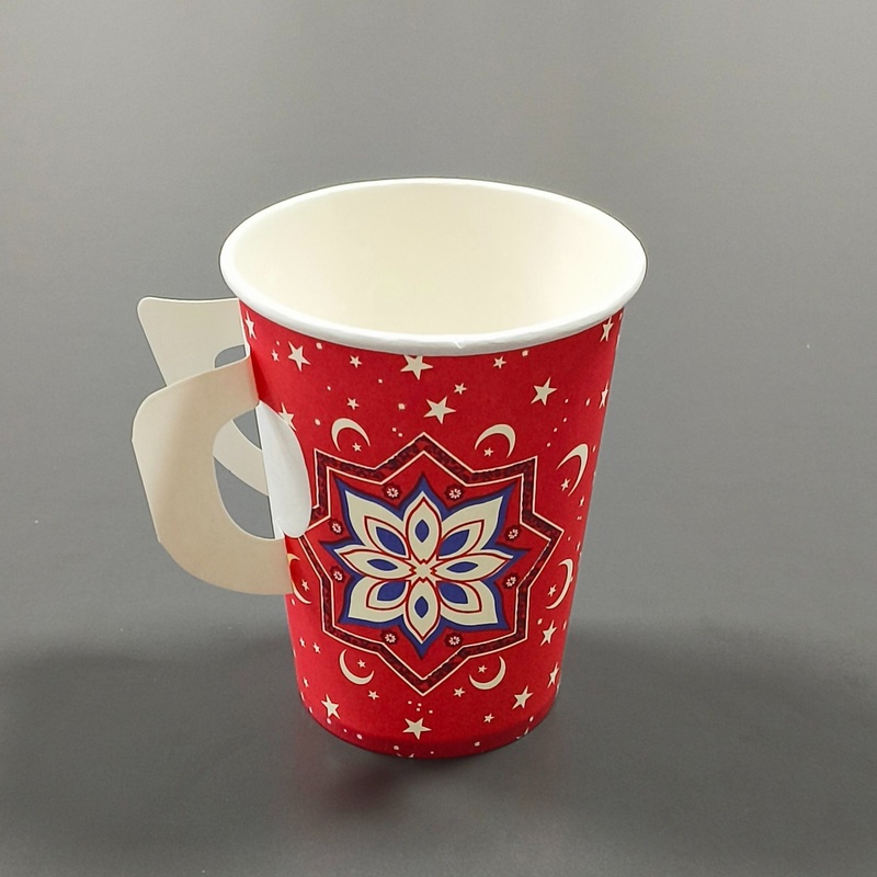 Single-Wall Coffee Paper Cups with Handle Custom Design Odor-Free Custom Logo Printing – Single Wall Paper Cup and Coffee Paper Cups price