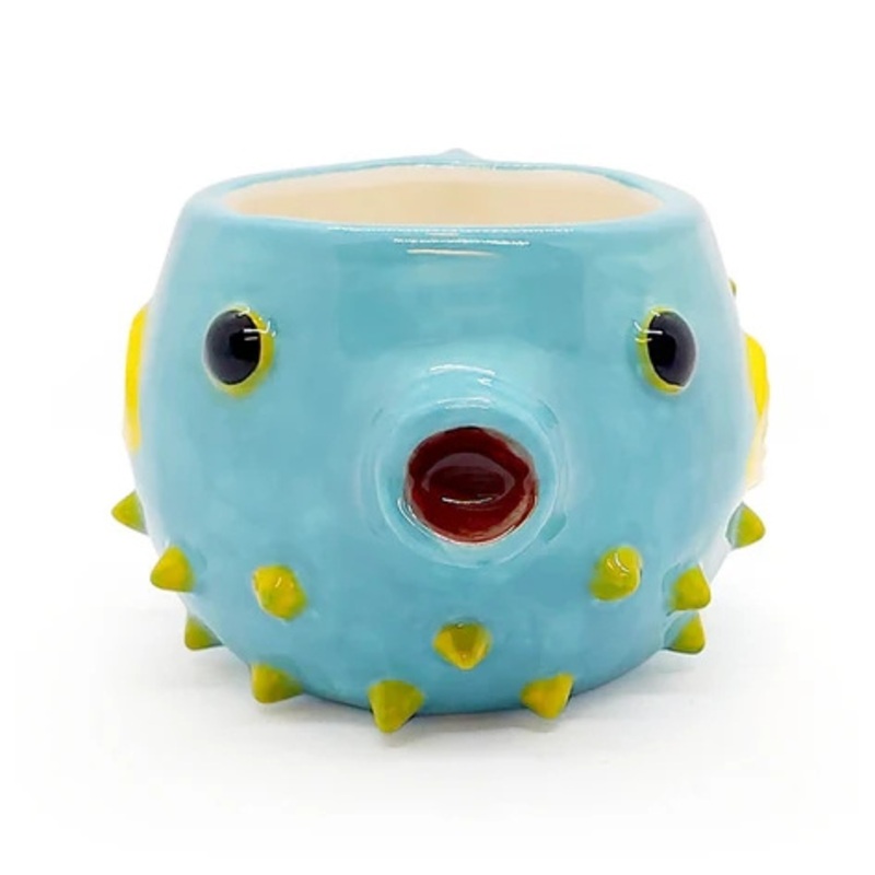 Tiki Pufferfish Special Custom Design Hawaii Wholesale Cocktail Cup Ceramic Tiki Mug – Tiki Mug and Ceramic Cup price