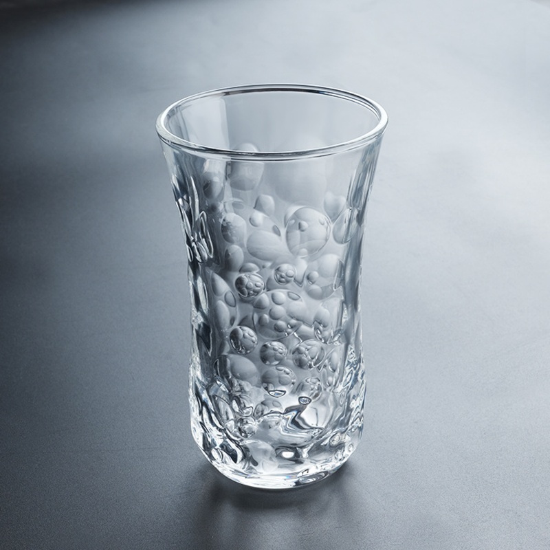 Wholesale Custom Printing Colorful Water Juice Goblet Embossed Crystal Glass Drinking Cup – Glass Cup and Whisky Cup price