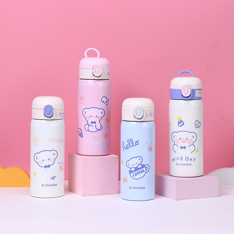 304 Stainless Steel Bouncing Transparent Cover Insulated Cup – Vacuum Flask and Vacuum Cup price