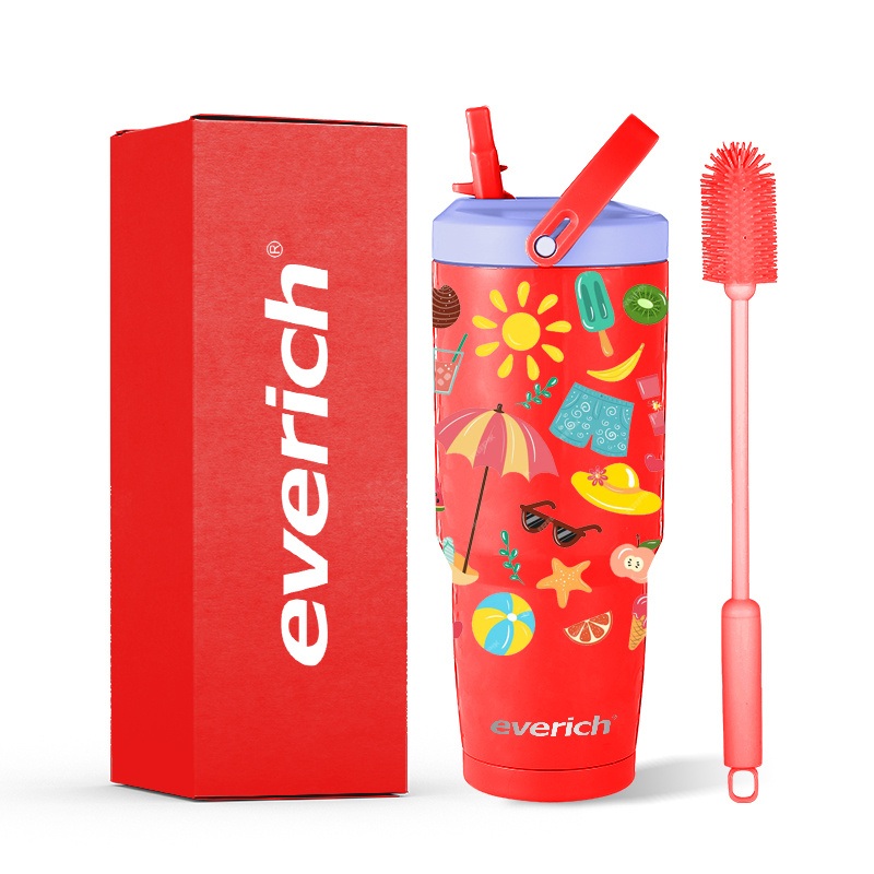 30oz Large Capacity with Wide Mouth Design Easy to Clean and Put Ice Cube SUS304 Tumbler with Straw Lid – Stainless Steel Tumbler and Stainless Steel Cup price