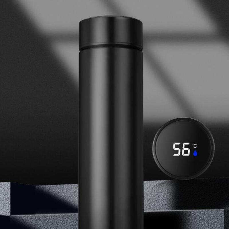 Custom Logo LED Smart Cup Temperature Display 500ml 304 Stainless Steel Water Bottle – Water Bottle and Insulated Mup price