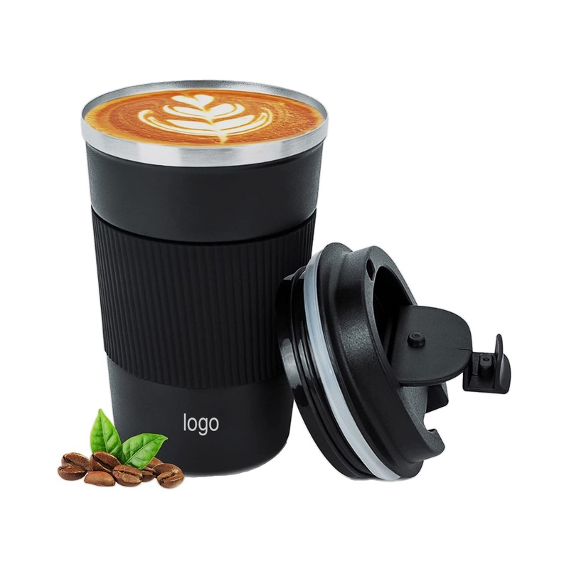 Manufacturer Double Deck Custom Logo Stainless Steel Coffee Mug 380ml 510ml Vacuum Insulated Travel Coffee Cup – Stainless Steel Coffee Mug and Travel Coffee Mug price