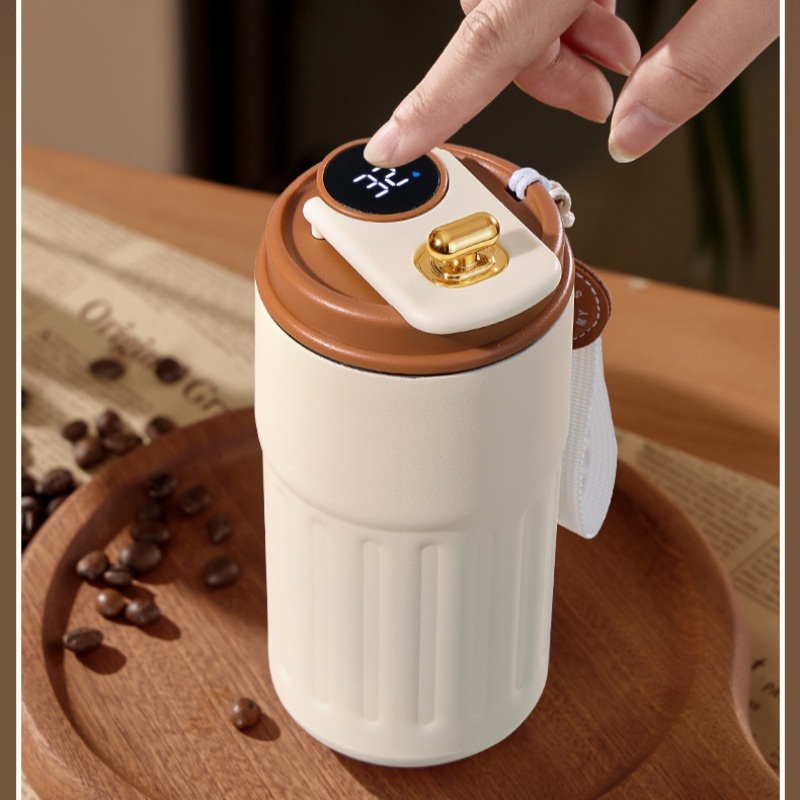 Smart Stainless Steel Coffee Cup for Travel Camping Temperature Display Termos Cup – Coffee Cup and Stainless Steel Cup price