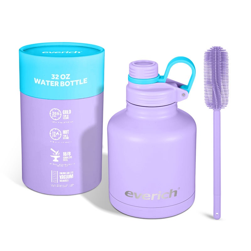 Spill Proof Design Stainless Steel Water Bottle with Wide Mouth & Handle – Stainless Steel Water Bottle and Vacuum Flask price