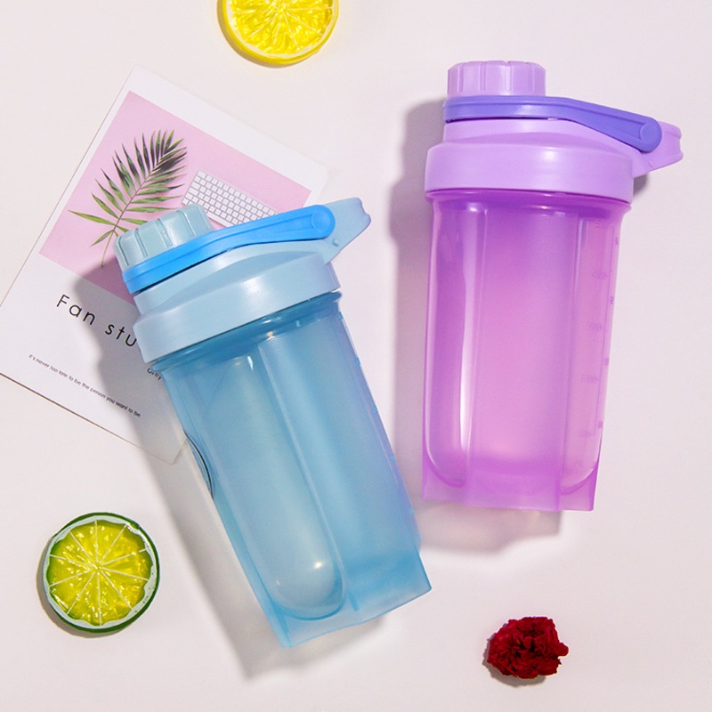 Wholesale Manufacture 400ml Customized Color Shaker Bottle Cup Water Bottle with Plastic Ball – Shaker Bottle and Protein Shaker Bottle price
