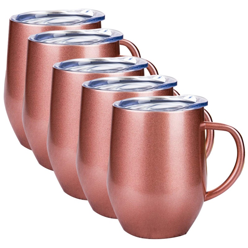 12oz Eco Friendly Wine Cup Tumbler Promotional Stainless Steel Coffee Mug – Coffee Mug and Stainless Steel Coffee Mug price