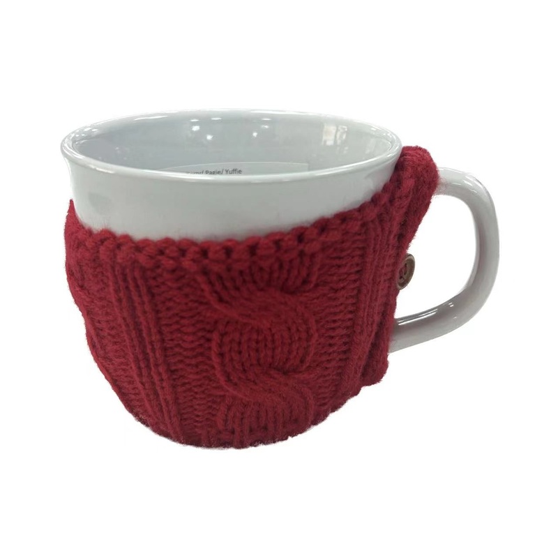 Ceramic Mug with Woolen Insulation 16 Oz – Woollen Cover Ceramic Mug and Woolen Insulation Mug price