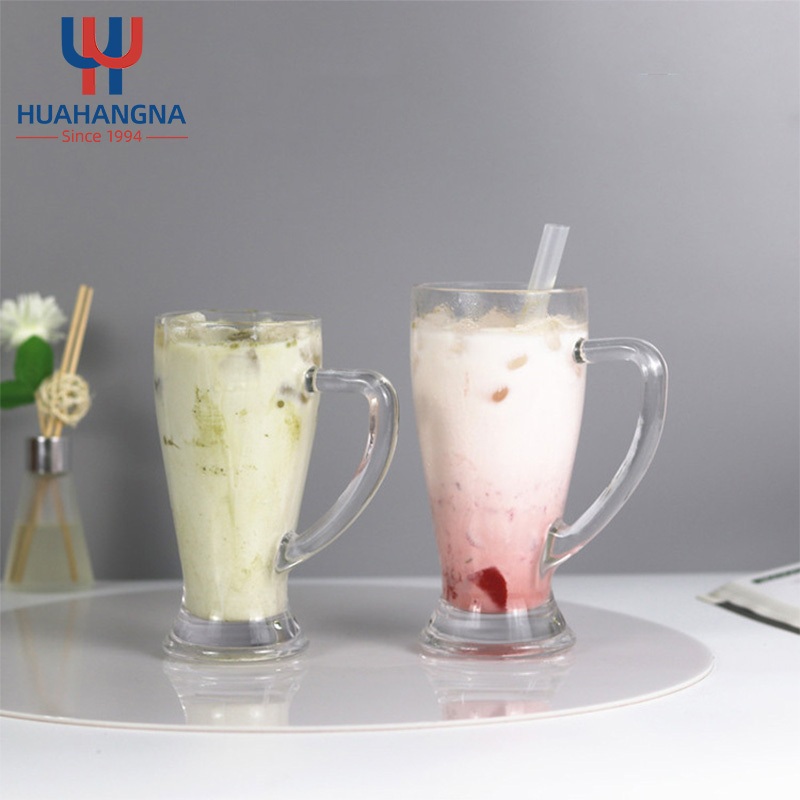 China Factory Price Clear Glass Coffee Mugs for Juices Cocktail Beer Tea Smoothies – Beer Glass and Glassware price