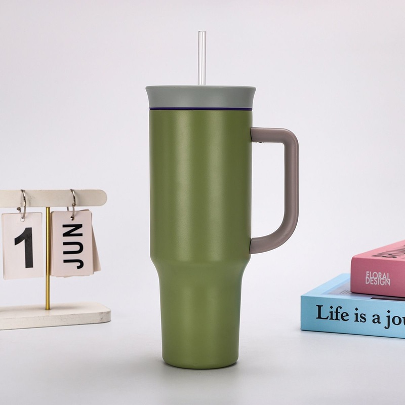 Double-Layer Stainless Steel Insulated Cup Leakproof BPA Removable Spout Goat Pink 40 Oz Tumbler with Protour Flip Straw Lid – New Arrival Tumbler and 40oz Double-Walled Tumbler price