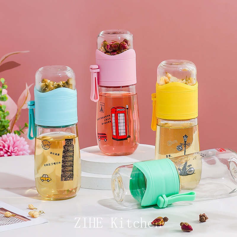 Large Capacity Portable Tea Separation Glass Tea Cup for Both Men and Women – Tea Separation Cup and Glass Tea Cup price