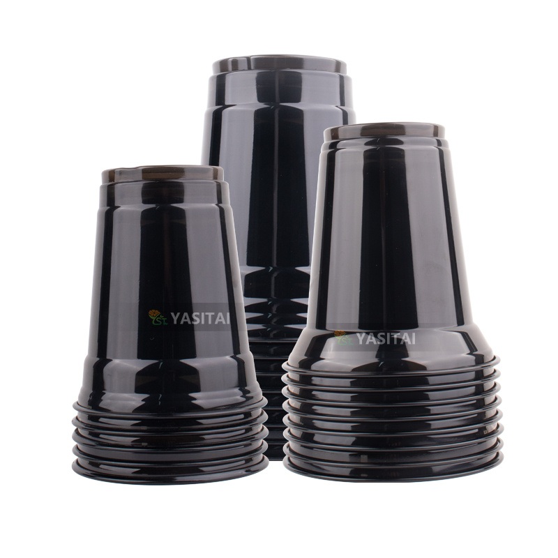 Plastic Cup Custom Color Black Hot Selling 16oz Cup – Plastic Cups for Juice and Plastic Cups for Beer price