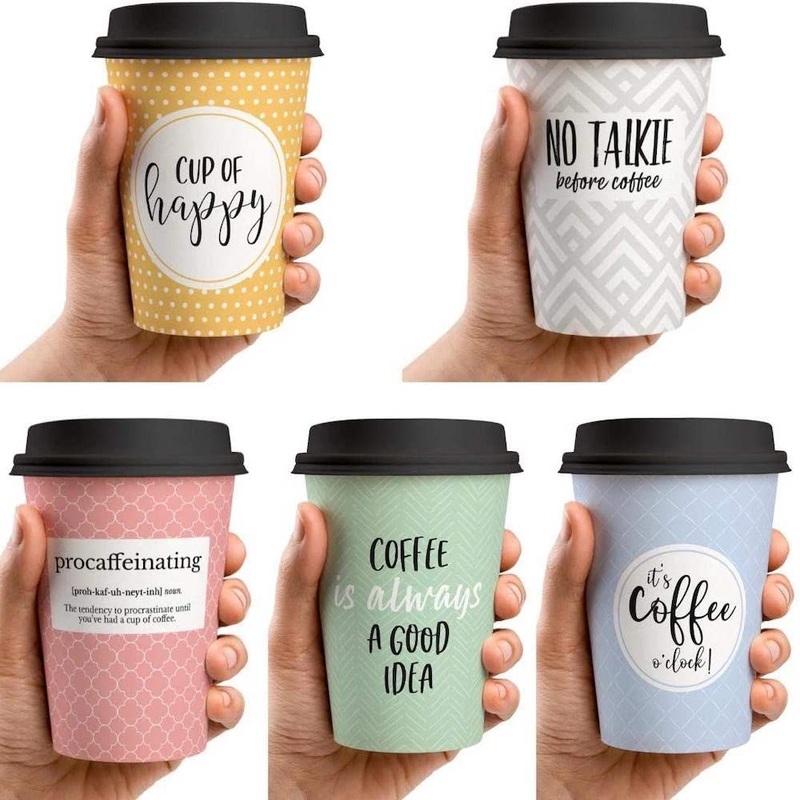 Printed Cup Hot Coffee Paper Cup Disposable Single Wall Paper Cup – Paper Cup and Coffee Cup price