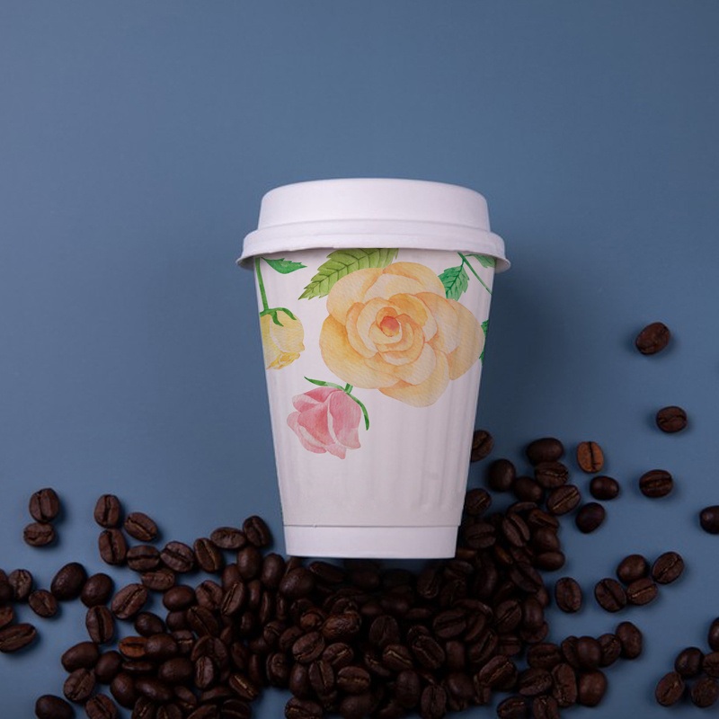 Water-Base 16oz Double Wall Cup – Coffee Paper Cup and Disposable Paper Cup price
