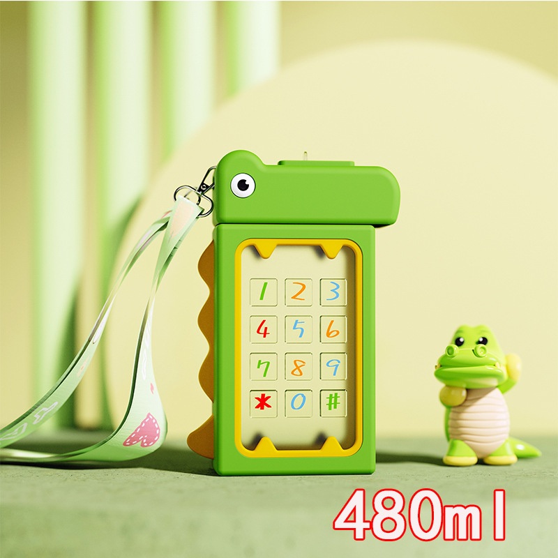16oz Adorable Kids Children Cute Dinosaur Shape Design Water Bottle – Ice Cream Water Bottle and Water Bottles for Kids price